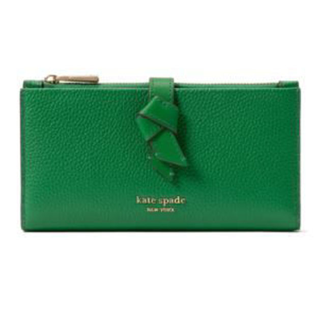 Picture of Knott Zip Slim Wallet - Watercress