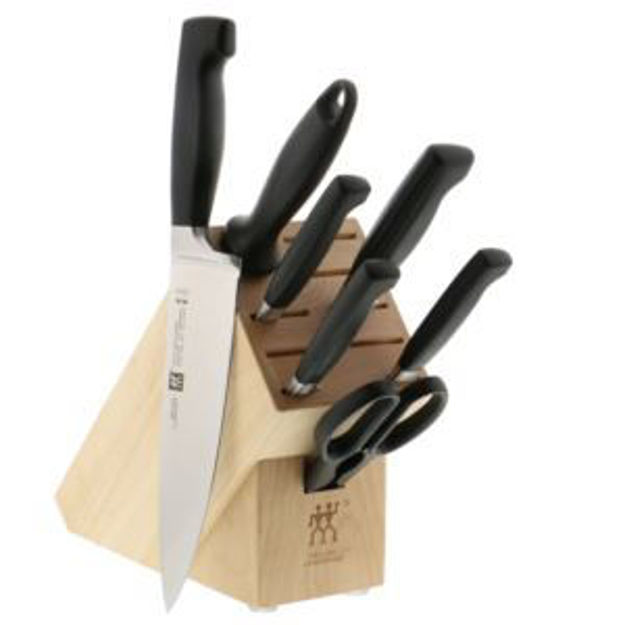 Picture of Four Star 8pc Knife Block Set Natural