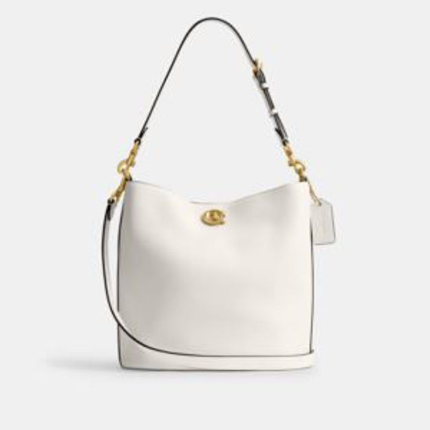 Picture of Willow Soft Bucket Bag - Chalk