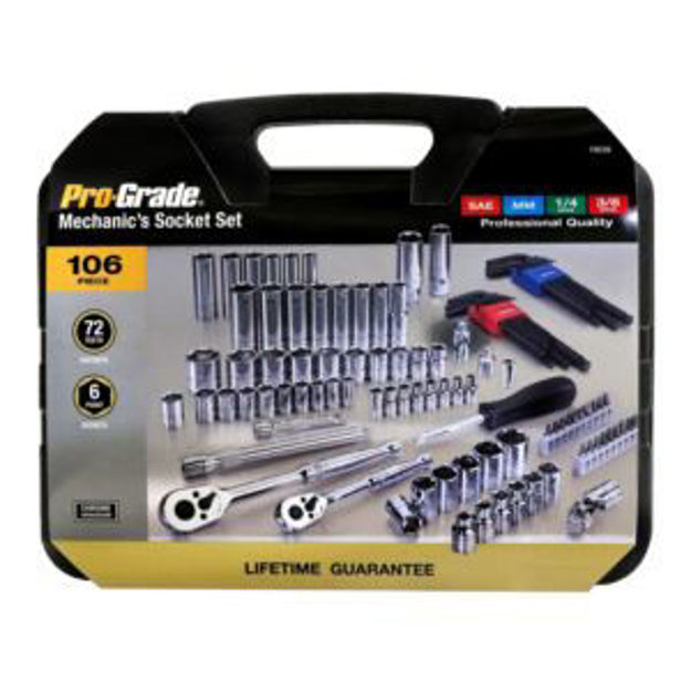 Picture of Pro-Grade 106-Piece Mechanic's Tool Set with Case