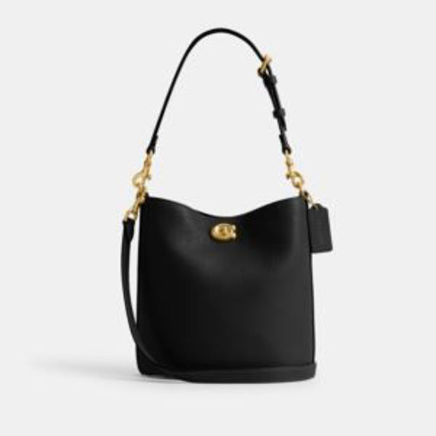 Picture of Willow Soft Bucket Bag 19 - Black