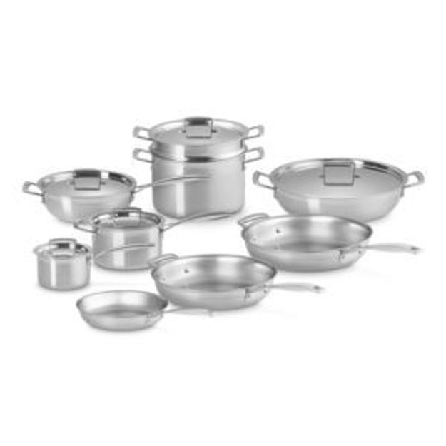 Picture of 14pc Classic Stainless Steel Cookware Set