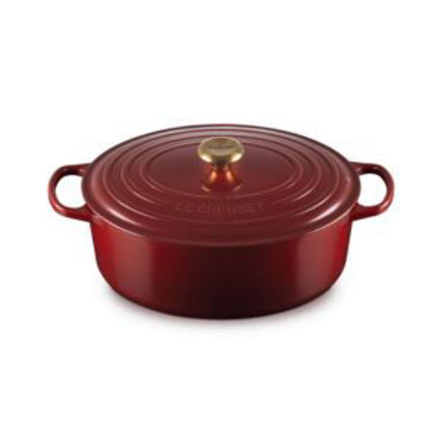 Picture of 8qt Signature Cast Iron Oval Dutch Oven Rhone