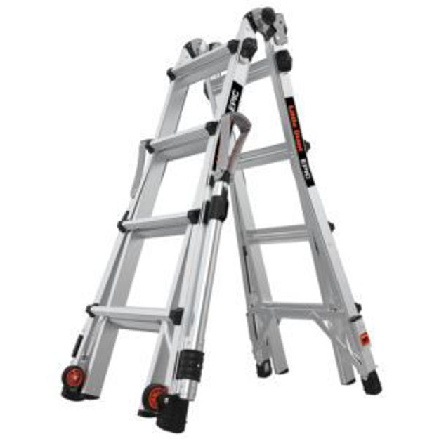 Picture of Epic Model 17 Aluminum Articulated Extendable Type IA Ladder