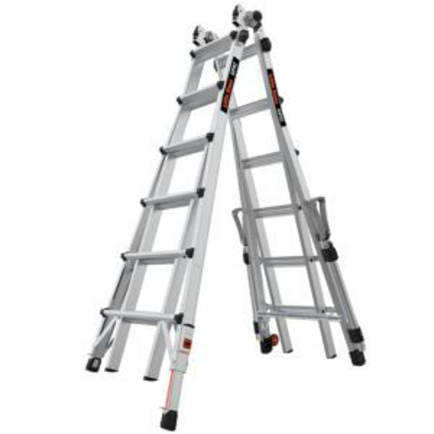 Picture of Epic Model 26 Aluminum Articulated Extendable Type IA Ladder