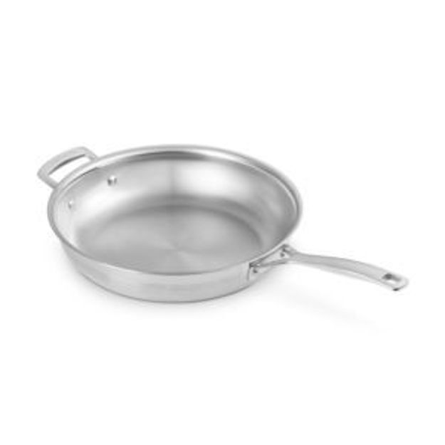 Picture of 12" Classic Stainless Steel Round Fry Pan