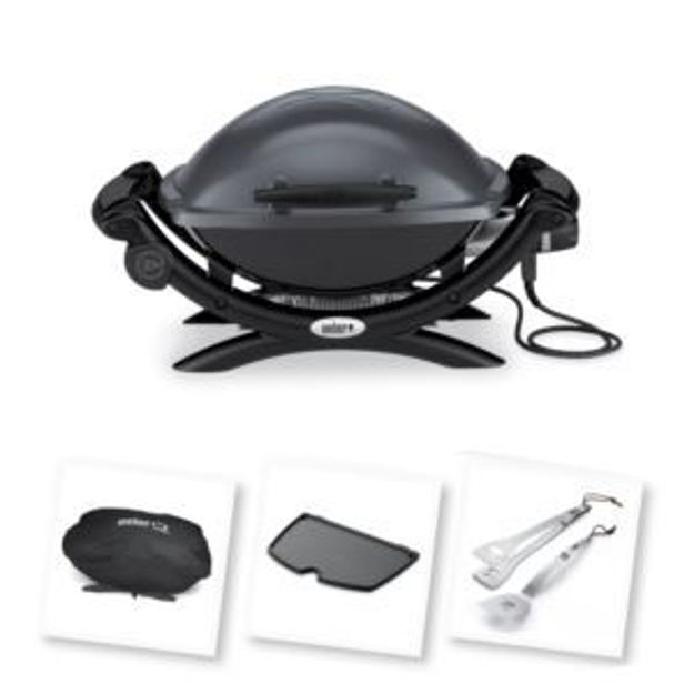 Picture of KIT Q1400 Electric Grill + Cover/Griddle/2pc Tools