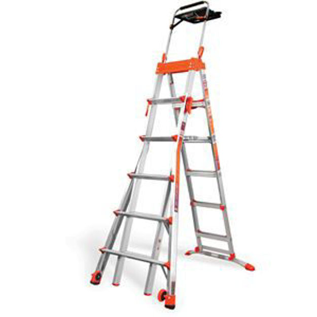 Picture of Select Step 6-10ft Aluminum Adjustable Stepladder