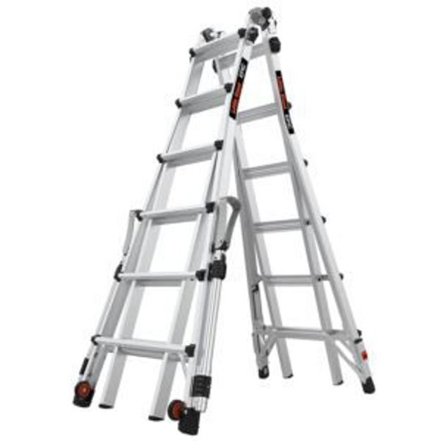 Picture of Epic Model 26 Aluminum Articulated Extendable Type IA Ladder w/ Epic Bundle