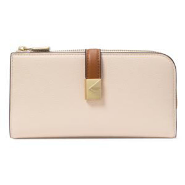 Picture of Deco Colorblocked Zip Slim Wallet - Milk Glass Multi