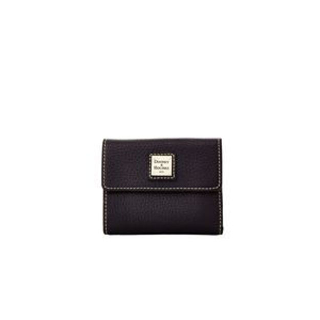 Picture of Pebble Grain Small Flap Credit Card Wallet