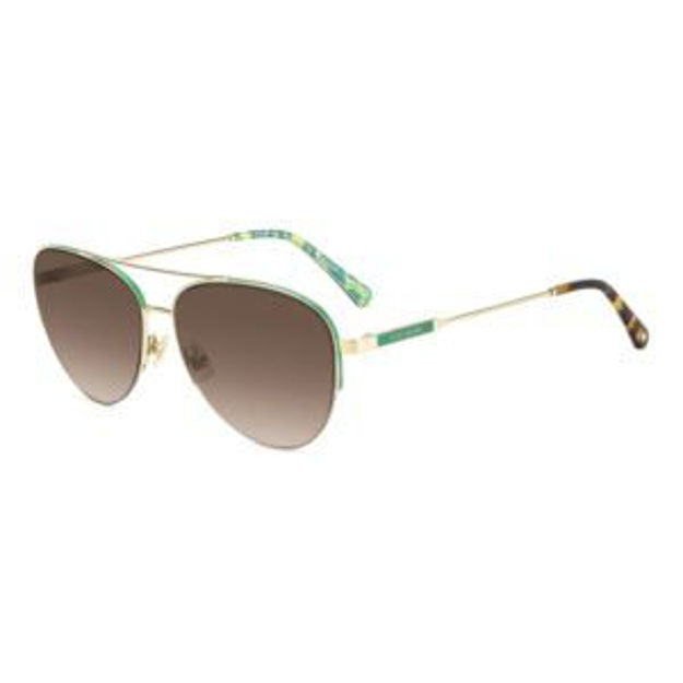 Picture of Janece Aviator Sunglasses - Gold/Green
