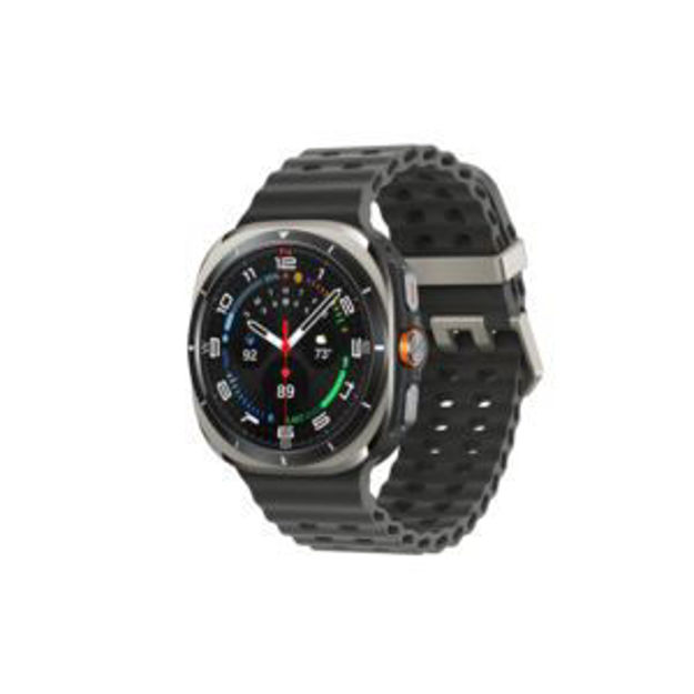 Picture of Galaxy Watch Ultra 47mm Titanium Silver w/ Dark Gray Band