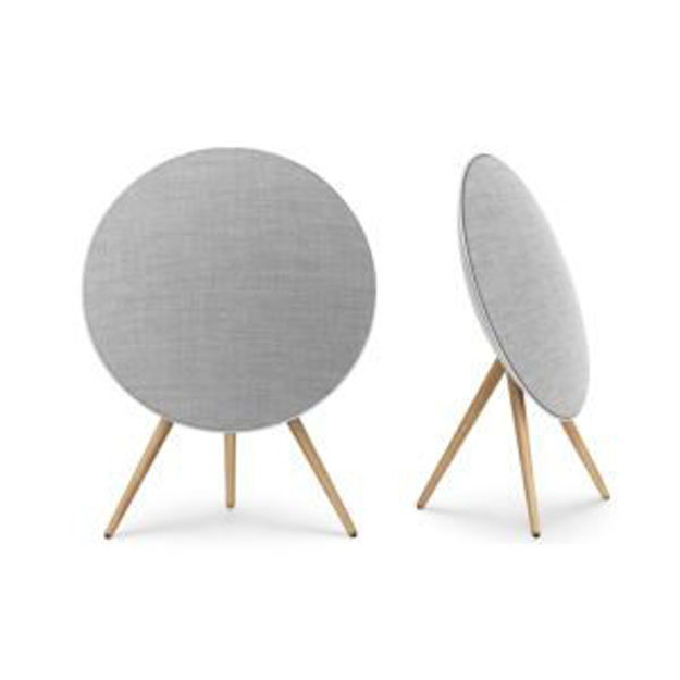 Picture of Set of 2 BeoPlay A9 5th Gen Wireless Multiroom Speakers Natural Aluminum