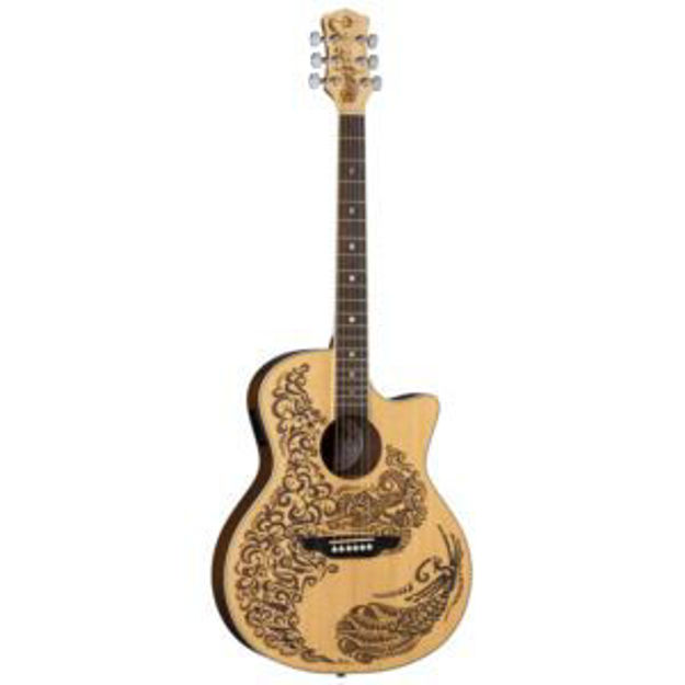 Picture of Henna Paradise Select Spruce Acoustic Electric Guitar