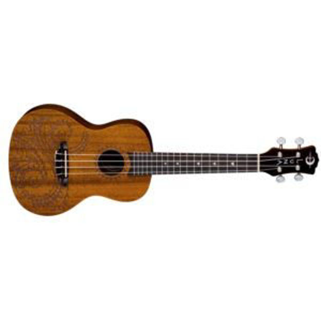 Picture of Uke Tattoo Concert Mahogany Ukulele with Gig Bag
