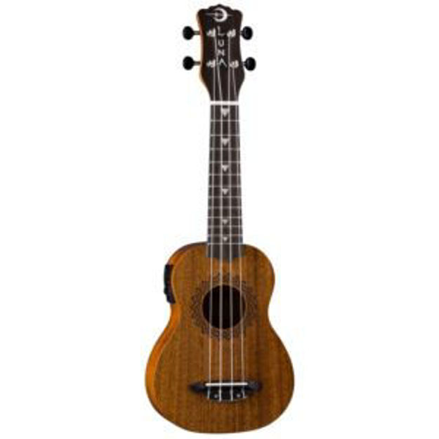Picture of Vintage Mahogany Acoustic Electric Soprano Ukulele