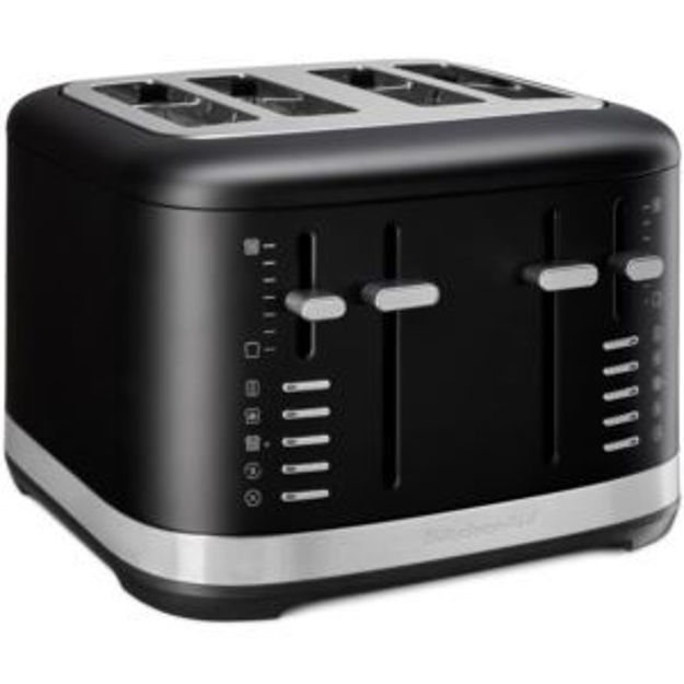 Picture of KitchenAid 4 Slice Toaster, KMT4109BM, Black Matte