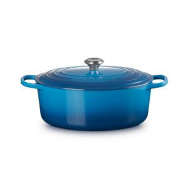 Picture of 8qt Signature Cast Iron Oval Dutch Oven Marseille