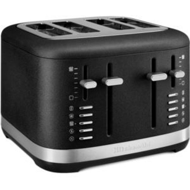 Picture of KitchenAid 4 Slice Toaster, KMT4109BK, Cast Iron Black