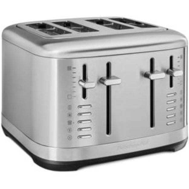 Picture of KitchenAid 4 Slice Toaster, KMT4109SX, Brushed Stainless Steel