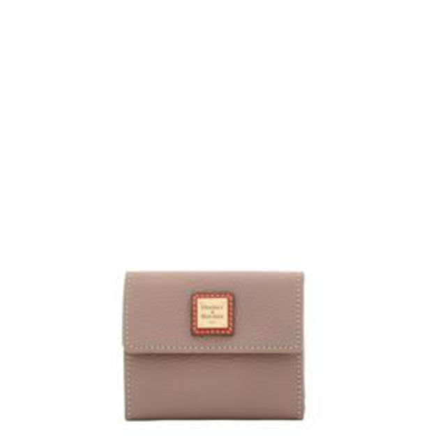 Picture of Pebble Grain Small Flap Credit Card Wallet