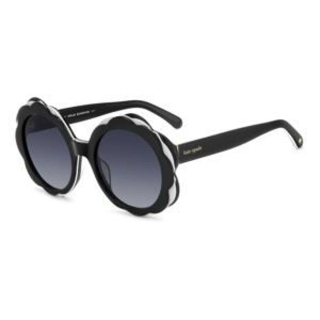 Picture of Vivi Round Sunglasses - Black/White