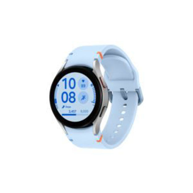 Picture of Galaxy Watch FE 40mm Bluetooth/WiFi + 4G LTE Silver w/ Light Blue Band