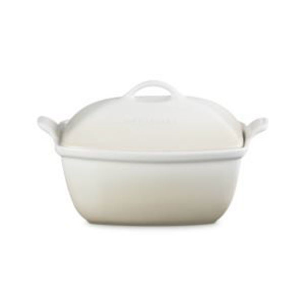 Picture of 4.5qt Heritage Stoneware Deep Covered Baker Meringue