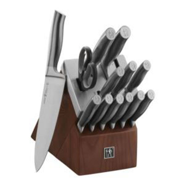 Picture of Graphite 14pc Self-Sharpening Knife Block Set Black