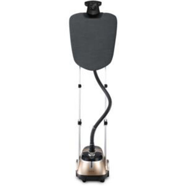 Picture of Professional Dual Bar Garment Steamer with Built-in Ironing Board and Four Steam Settings, 1500-Watt