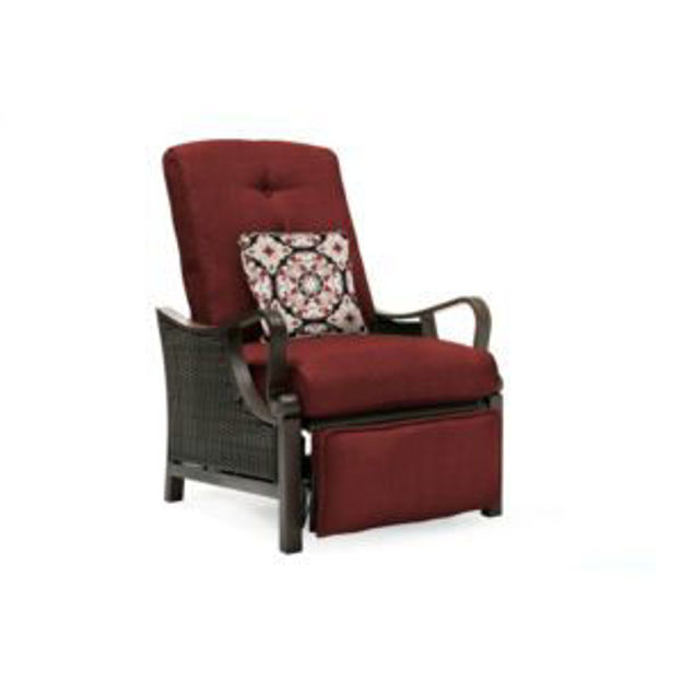 Picture of Ventura Outdoor Luxury Recliner in Crimson Red