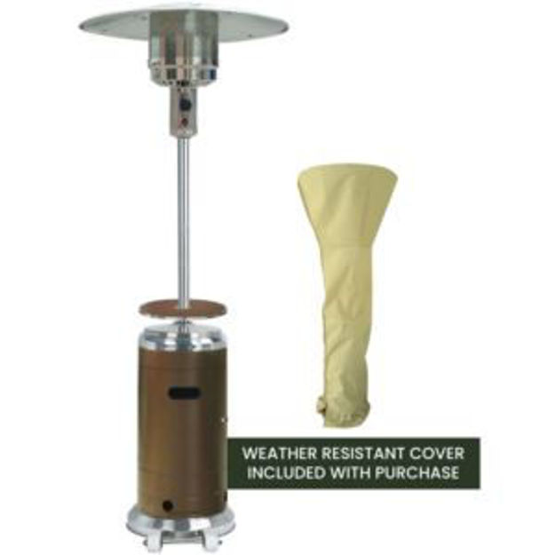Picture of 7-Ft. Tall 48,000 BTU Propane Umbrella Patio Heater with Waterproof Cover for Outdoor Entertaining i