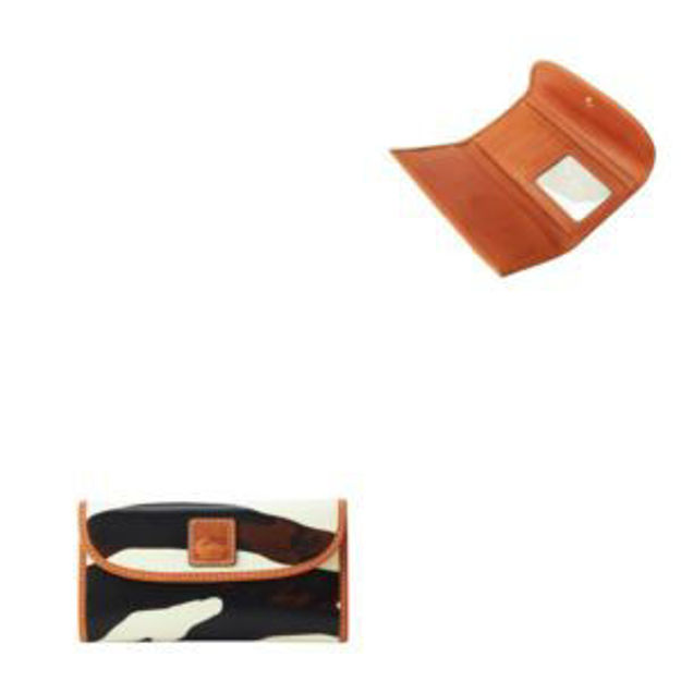 Picture of Zebra Leather Continental Clutch