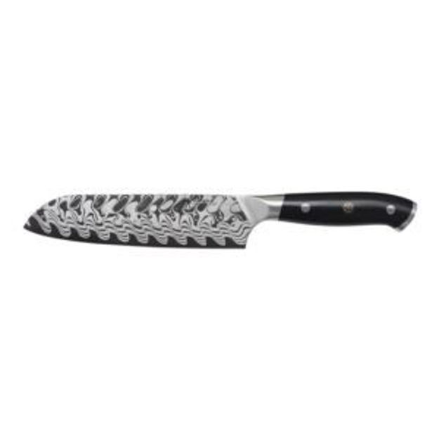 Picture of Compass Damascus 7" Santoku Knife