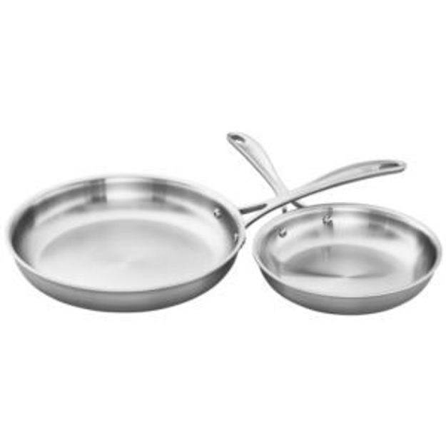 Picture of Spirit 3-Ply 2pc Stainless Steel Fry Pan Set