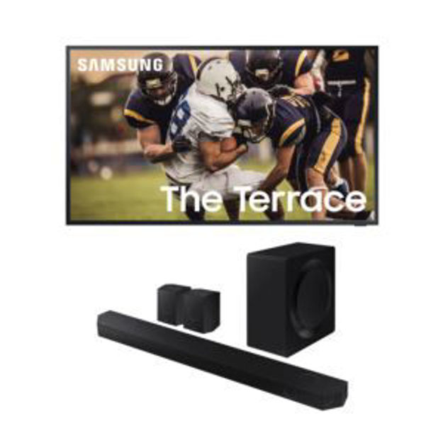 Picture of 75" The Terrace QLED Outdoor Smart TV w/ Q-Series 11.1.4Ch Soundbar