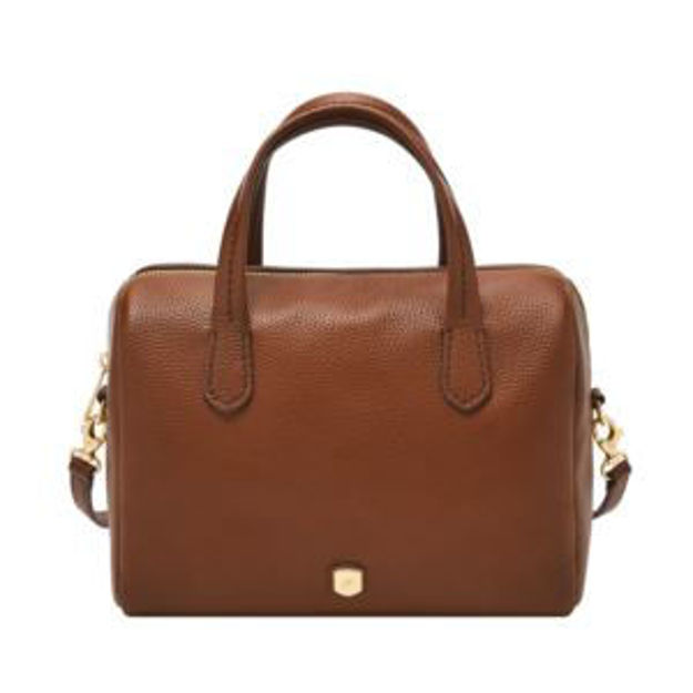 Picture of Lainey Leather Satchel Brown