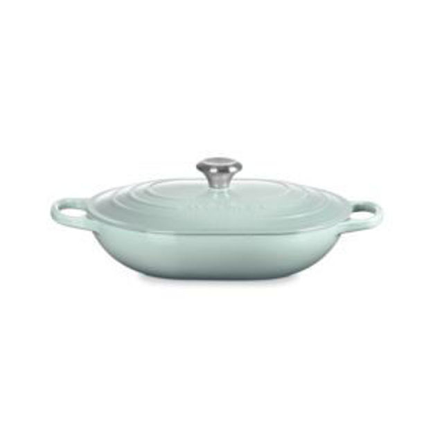 Picture of 3.75qt Signature Cast Iron Oval Casserole Sea Salt