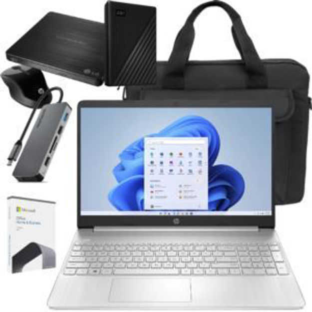 Picture of 15.6" Intel Notebook, Microsoft Office 2024, wireless mouse, carrying case, USB Hub