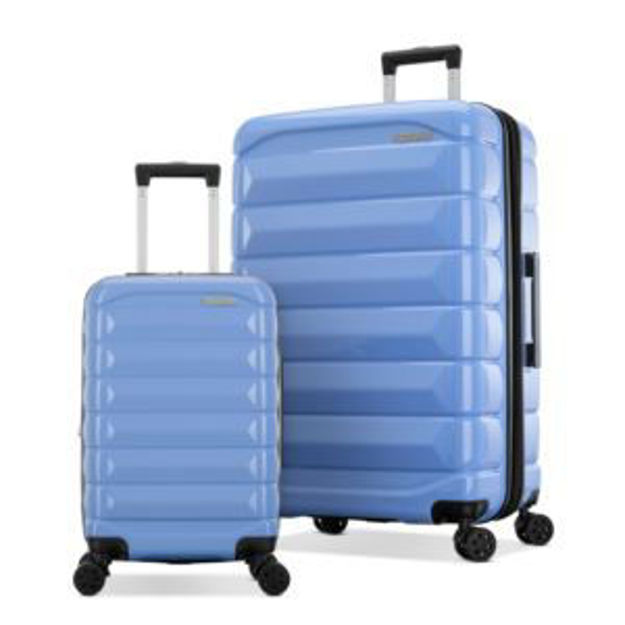 Picture of Kontour 2pc Hardside Spinner Set - Carry-On/Large Cornflower Blue