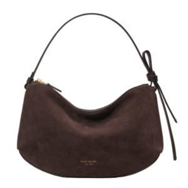 Picture of Loop Suede Shoulder Bag - Hot Fudge Multi