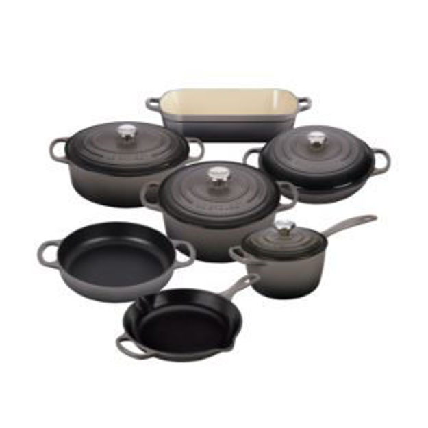 Picture of 11pc Signature Cast Iron Cookware Set Oyster
