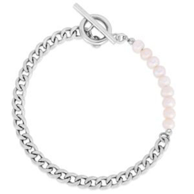 Picture of Pearl & Curb Link Bracelet