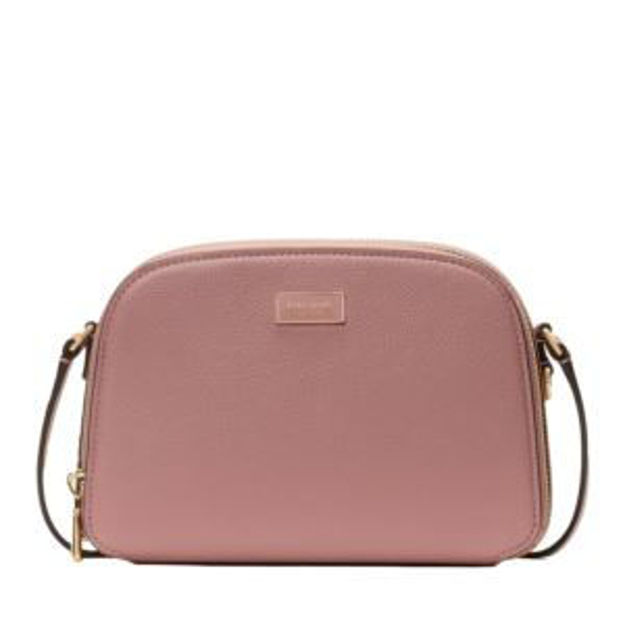 Picture of Serena Double Zip Dome Crossbody - Dusk Rose