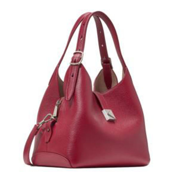 Picture of Deco Medium Crossbody Tote - Red Jam