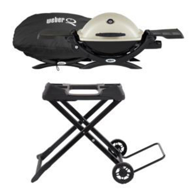 Picture of KIT Q1200 LP Gas Grill w/ Cart + Cover