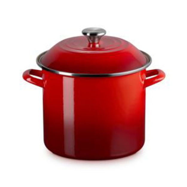 Picture of 10qt Enamel on Steel Covered Stockpot Cerise
