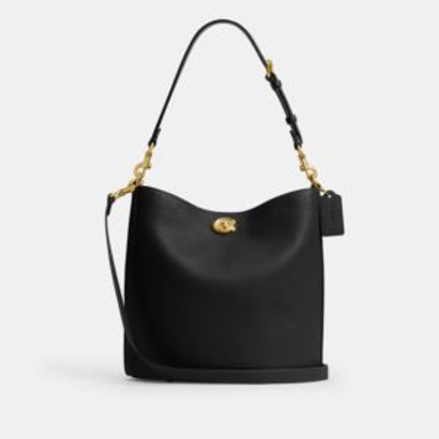 Picture of Willow Soft Bucket Bag - Black