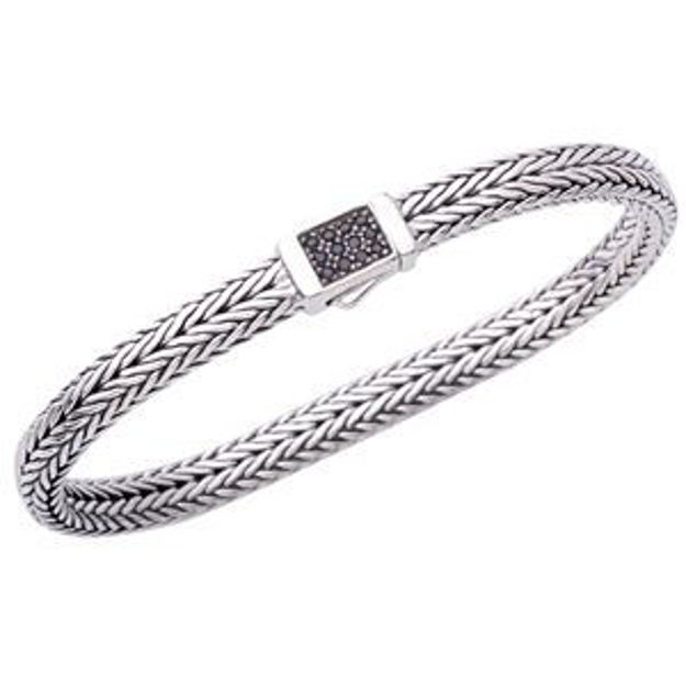 Picture of Unisex 8.25" Black Sapphire Bracelet